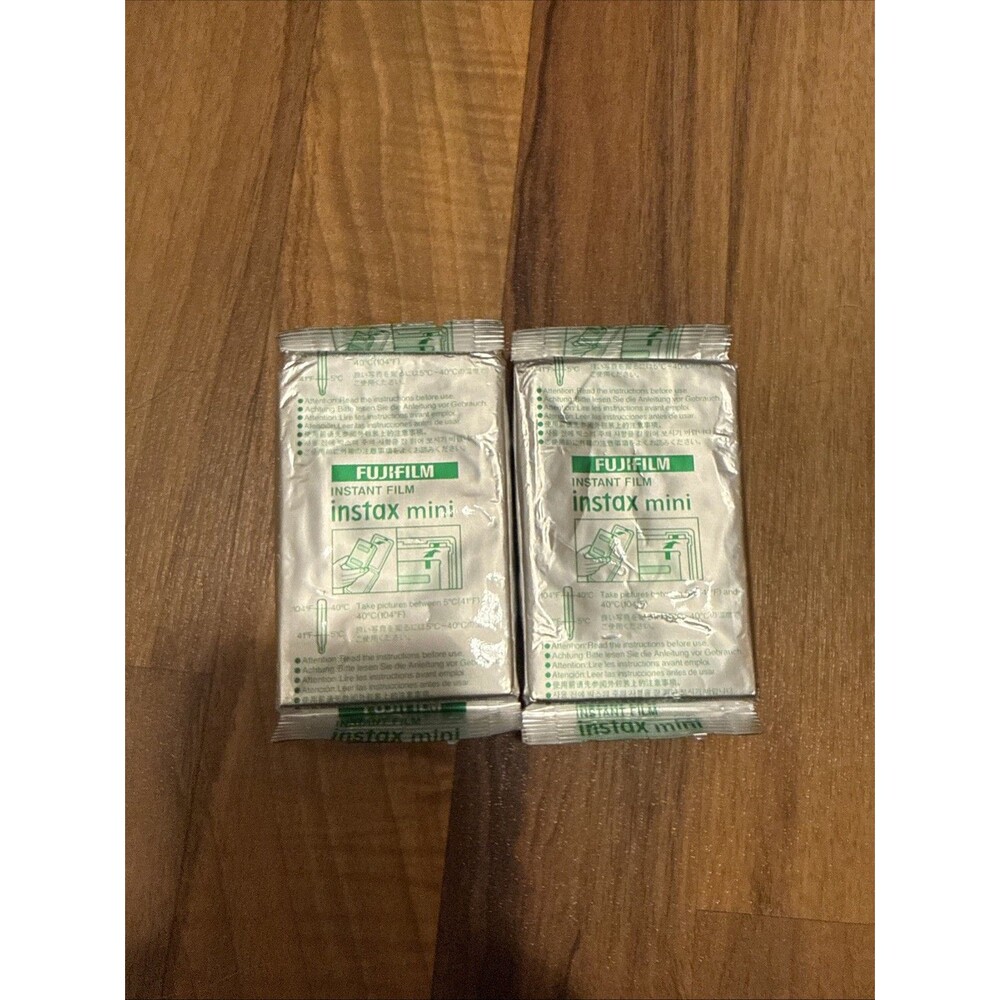 Fujifilm Instax Mini Instant Film, 2-Pack Unopened Ready To Use